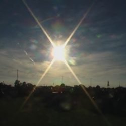 Sun starburst